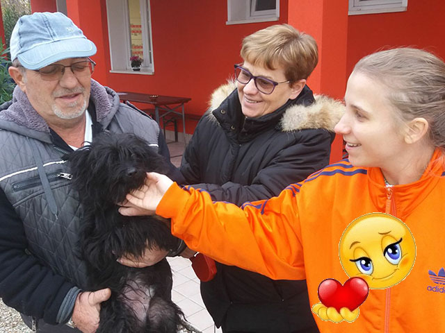 Gedy con la sua famiglia